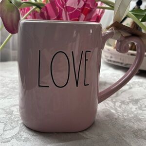 Rae Dunn Pink Love Mug